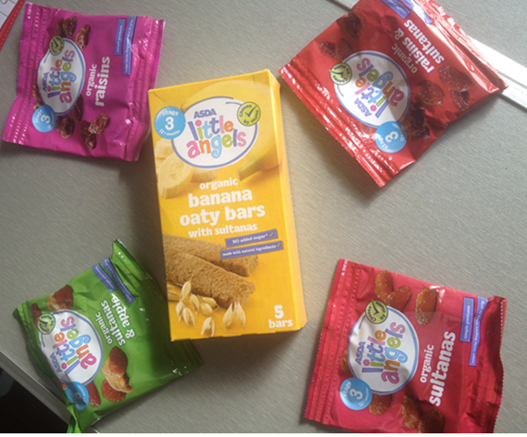 Going on Holidays, Bored of packing the same old snacks!? Try the Asda Little Angels Organic Range