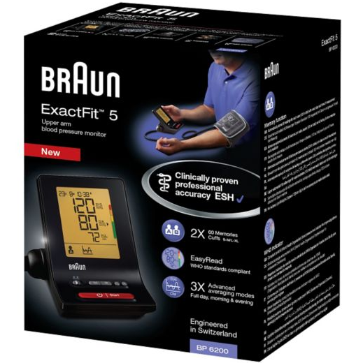 Feeling the pressure!? Keep it under control with Braun ExactFit 5 – BP6200 monitor