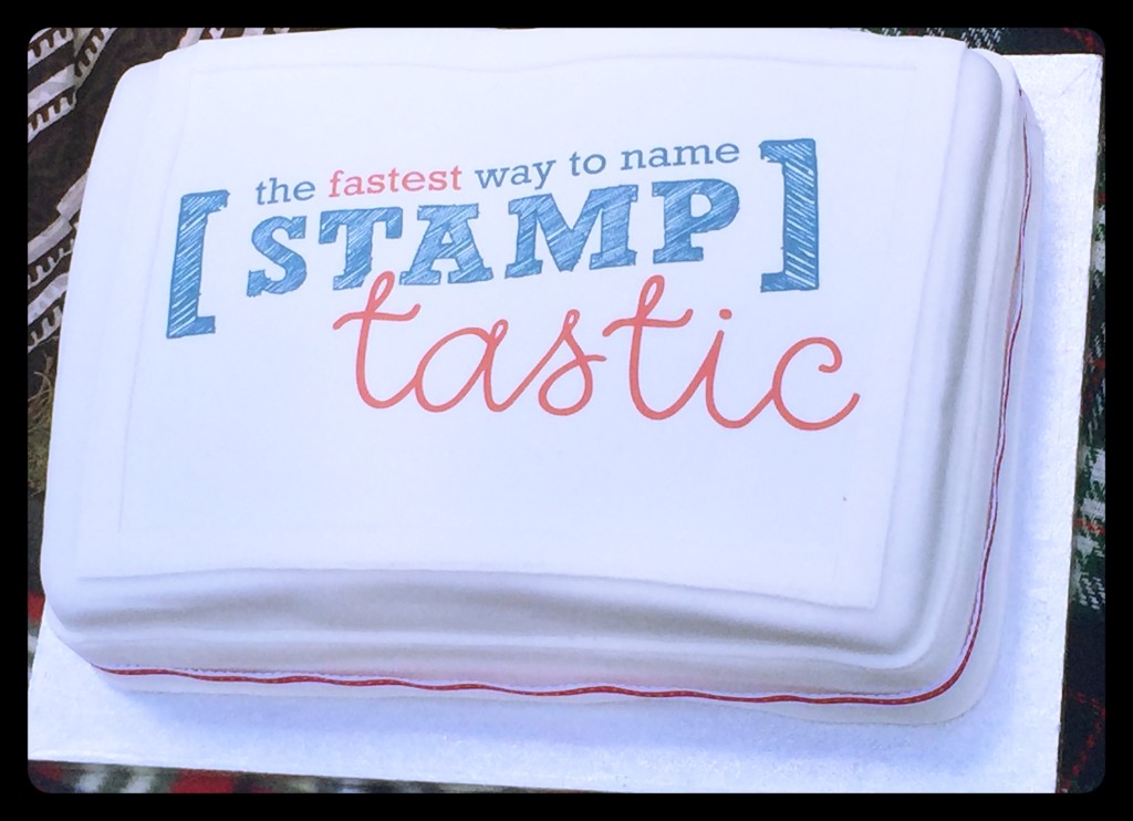 Stamptastic Cake