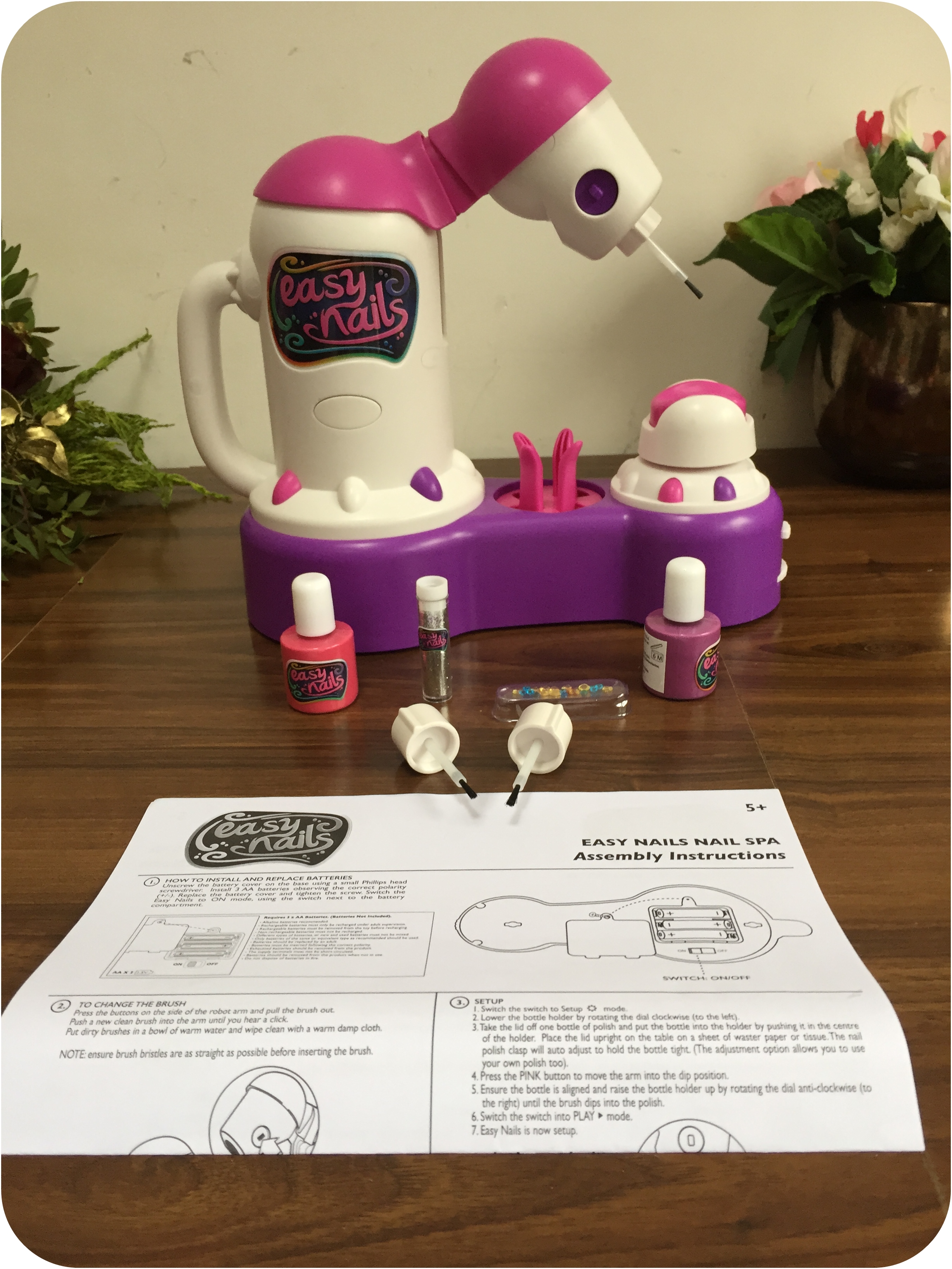 Easy Nails Nail Spa, Tutorial, Kids Toy Review