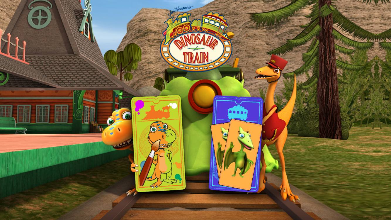 Review: Dinosaur Train – Paint and Match App