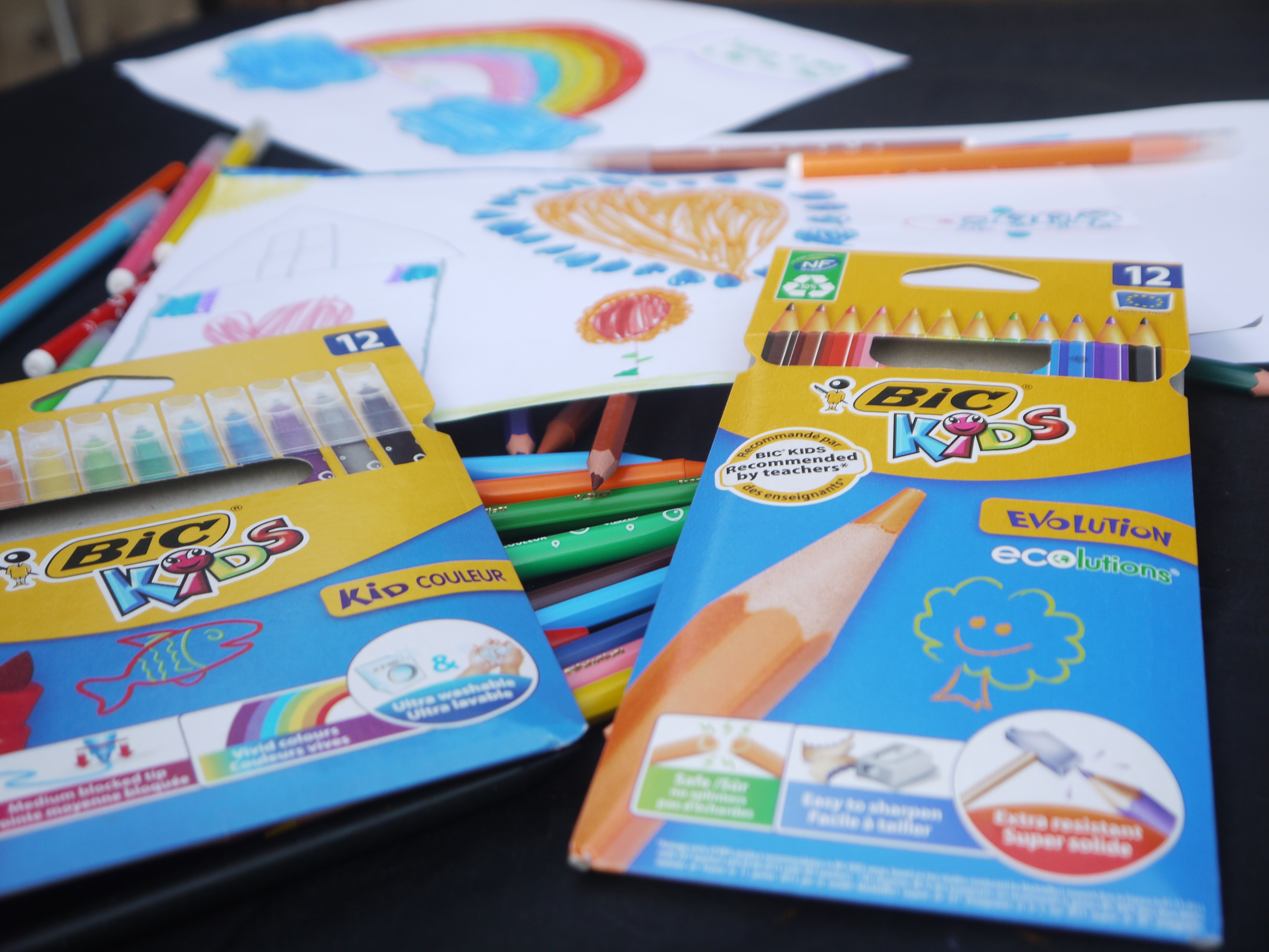 Colouring with BIC® KIDS colouring range
