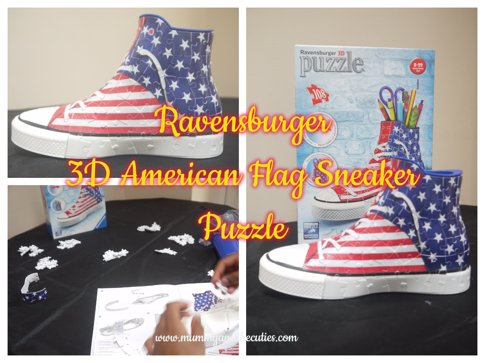 Ravensburger 3D American Flag Sneaker Puzzle – Review
